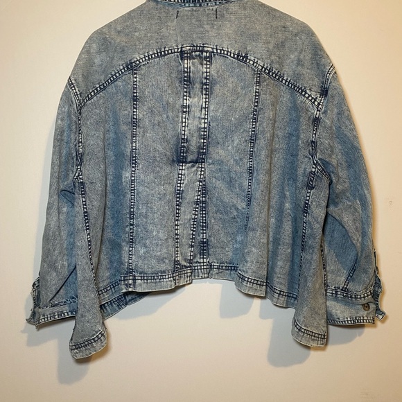 We The Free Blue Denim Style Jacket XS - Picture 9 of 9